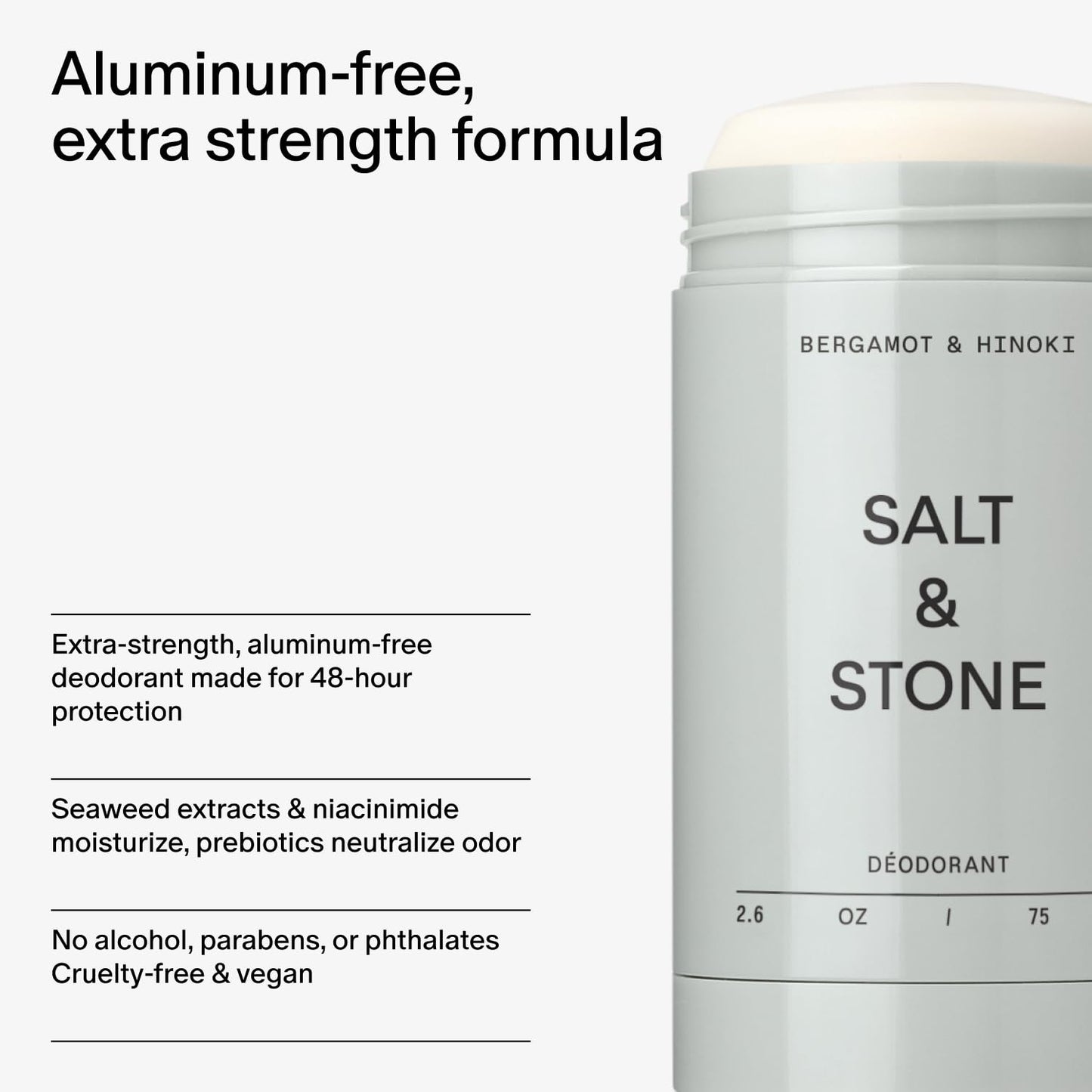 SALT & STONE Aluminum Free Deodorant